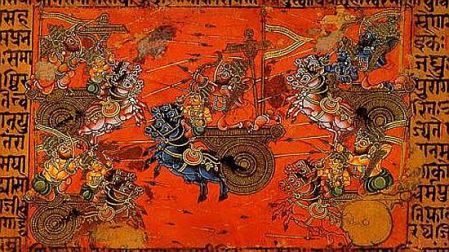 Battle-of-Kurukshetra-Manuscript-Illustration