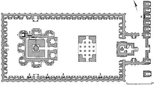 Kailasanatha Kanchipuram original ground plan