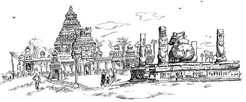 kailasanatha-temple drawing-