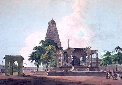 Tanjore temple William Daniell 1798