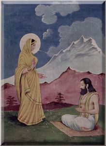 Gayatri appears before Visvamitra