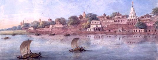 Varanasi By Edwin Greaves 1850 C