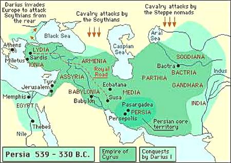 Persian empire Darius