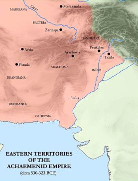 Achaemenid Empire Eastern territories